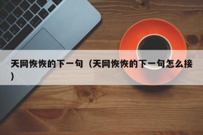 ​天网恢恢的下一句（天网恢恢的下一句怎么接）