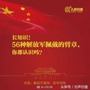 ​长知识 认识一下56种解放军佩戴的肩章