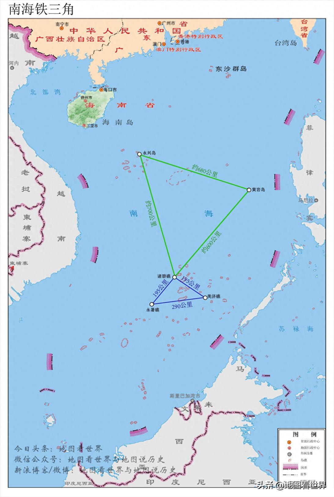 南沙群岛地图、南中国海地图大合集