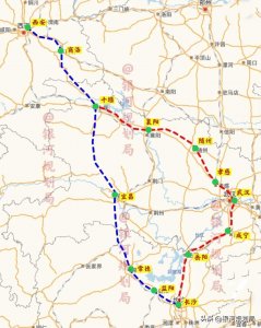 ​西安至长沙高铁双通道规划，由十堰分支