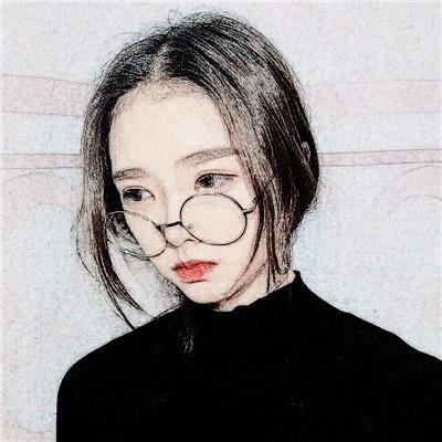 素描头像女生唯美伤感非主流