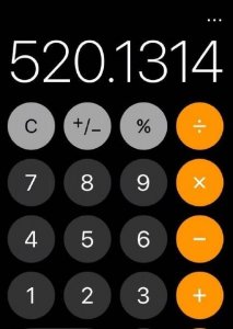 ​抖音式子等于520.1314的算式：709.0014-99.99-88.88