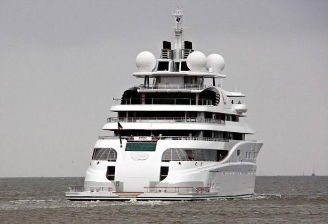 世界最大超级游艇（世界前9大超级游艇）(19)