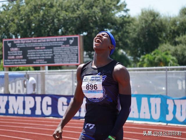 博尔特百米奇迹跑出9秒58（17岁美国高中生百米超风速破10秒）(2)