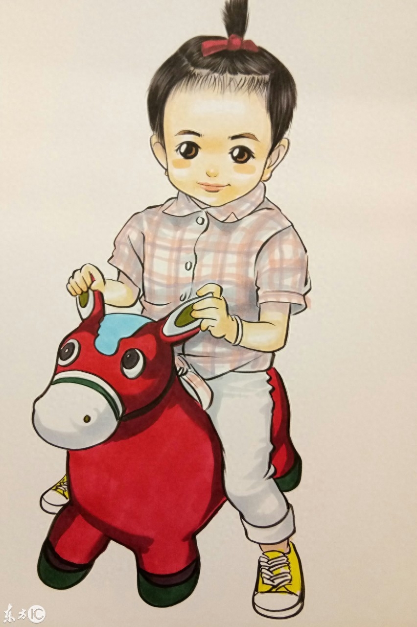 马克笔手绘，主要的步骤和要点，学会你也能画美美哒的动漫了！