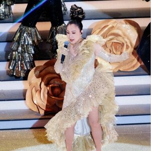 ​77岁汪明荃红馆开演唱会，网友：无儿无女路都走不利索，她图什么