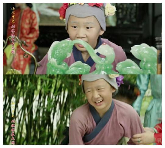 只有9岁的她却把75岁的“刘姥姥”表现的淋漓精致