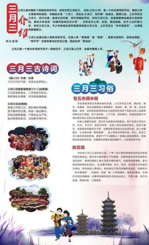 三月三的来历和风俗（三月三的来历和风俗是什么）