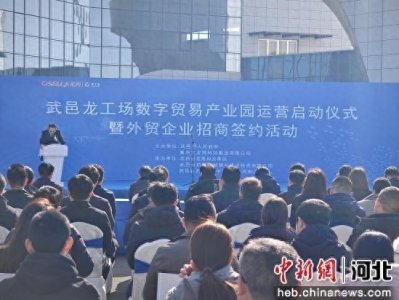 ​河北武邑：数字贸易产业园开启跨境电商新征程