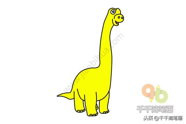 恐龙简笔画大全简单易学(恐龙简笔画教程)(8)