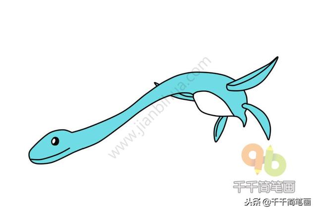 恐龙简笔画大全简单易学(恐龙简笔画教程)(6)