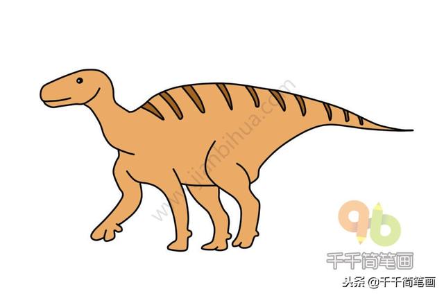 恐龙简笔画大全简单易学(恐龙简笔画教程)(12)