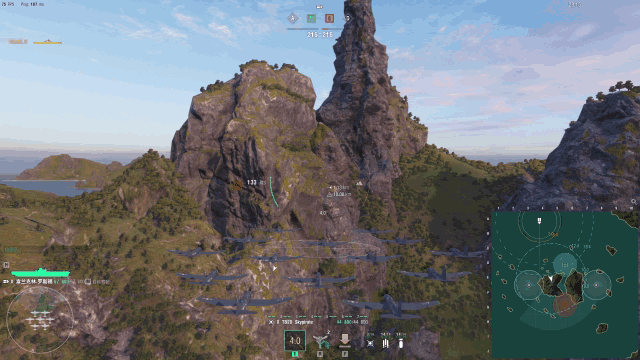 夜间超炫酷火箭弹齐射震撼（超视距火箭螺旋投弹）(1)