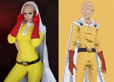 ​一拳超人走心真人版，娘化的埼玉羞答答，半机械人杰诺斯神还原！