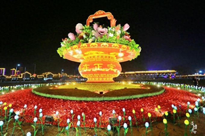 正定古城墙，堪称古城墙建筑的博物馆，夜色好迷人