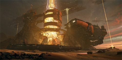 一组画面宏伟的科幻题材插画作品欣赏！有很多脑洞大开的创意设计